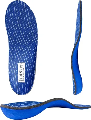 Powerful Original High Arch Support Insoles Soft Memory Foam Shock Absorption Orthotics Plantar Fasciitis Flat Feet Over-Pronation Inserts Relieve Foot Pain