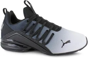 PUMA Axelion Fade 2 Running Shoe - Men's - White/Black, 9.5 M US
