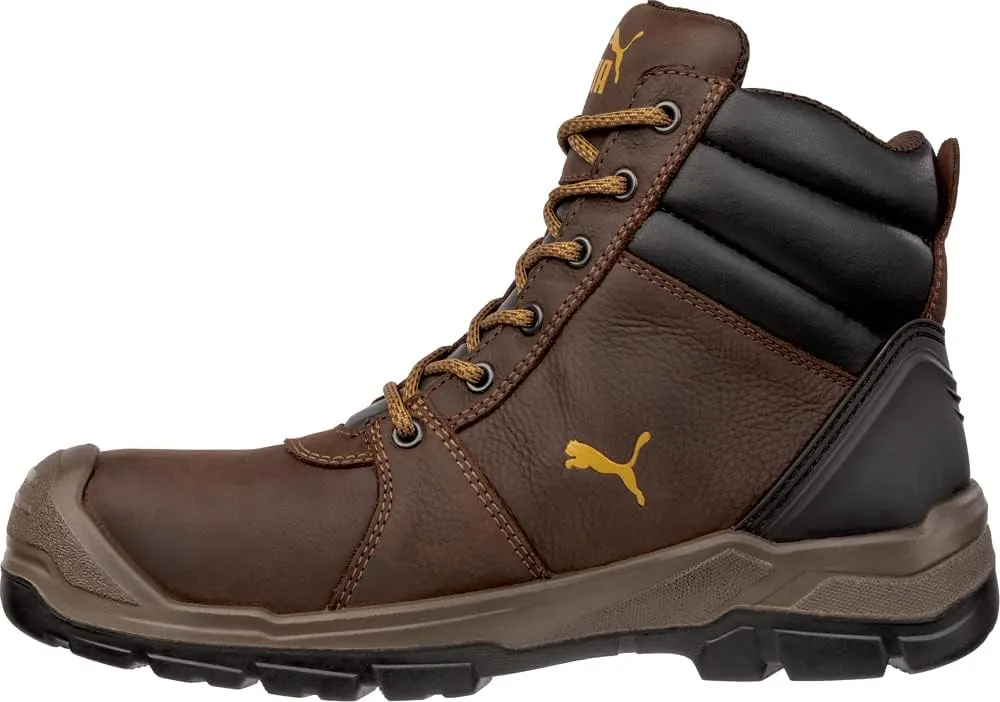 PUMA Men's Tornado Brown Soft Toe Industrial Boot