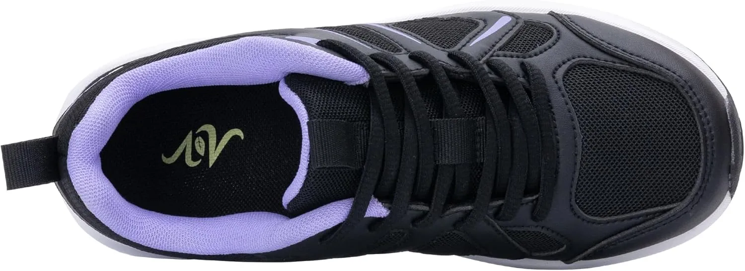 QAUPPE Womens Walking Shoes with Arch Support Athletic Orthotic Sneakers for Women Foot Pain Relief
