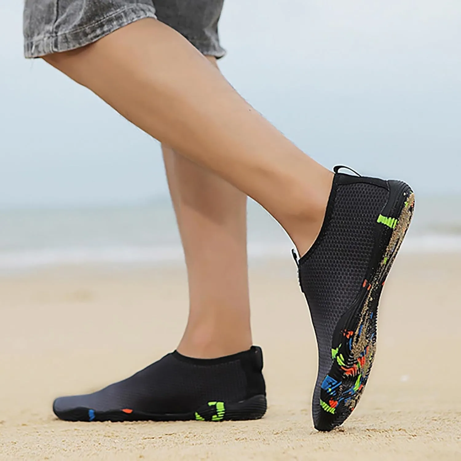 Quick Dry Water Sports Shoes Men Women Barefoot Aqua Swim Beach Pool Surf Hiking Kayaking Diving Yoga Lightweight Non Slip Design