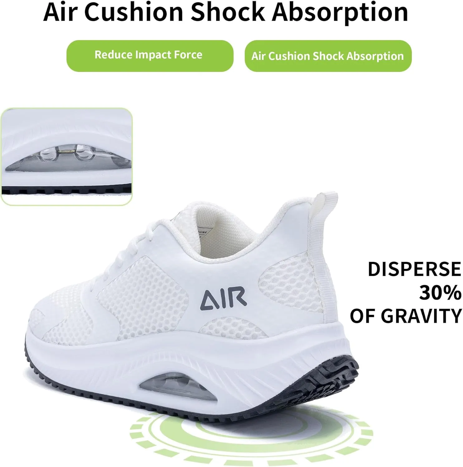 Quseek Womens Plantar Fasciitis Walking Shoes Orthotic Tennis Sneakers Comfortable Non-Slip Breathable Orthotic Shoe for Foot Heel Pain Relief Size US 6-11