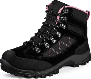 R CORD Hiking Boots Women Waterproof Ankle Support Womens Hiking Boots Backpacking Boots Breathable Non-slip Durable Hiking Boots for Outdoors
