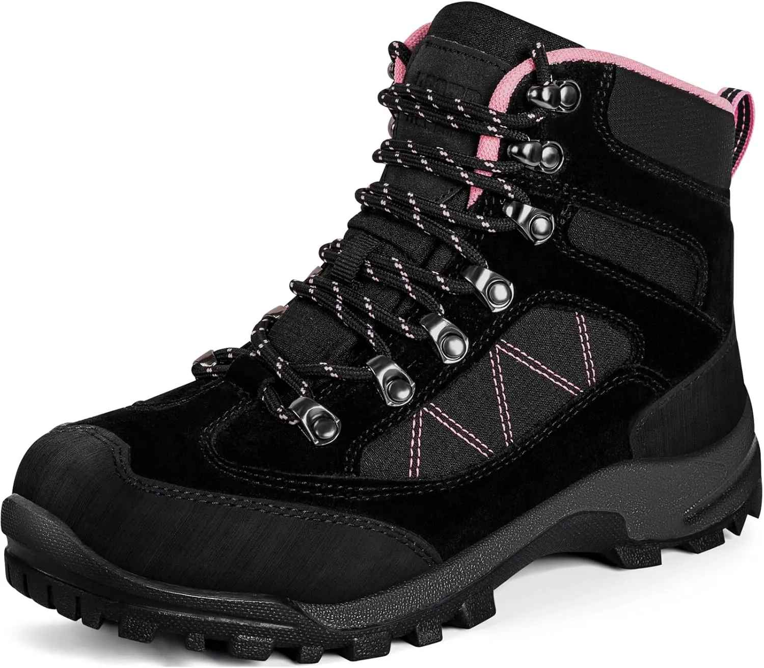 R CORD Hiking Boots Women Waterproof Ankle Support Womens Hiking Boots Backpacking Boots Breathable Non-slip Durable Hiking Boots for Outdoors