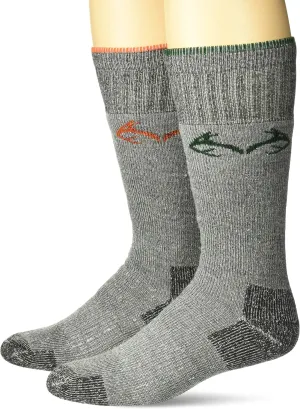 REALTREE Men's Heavyweight Merino Wool Elimishield Boot Socks