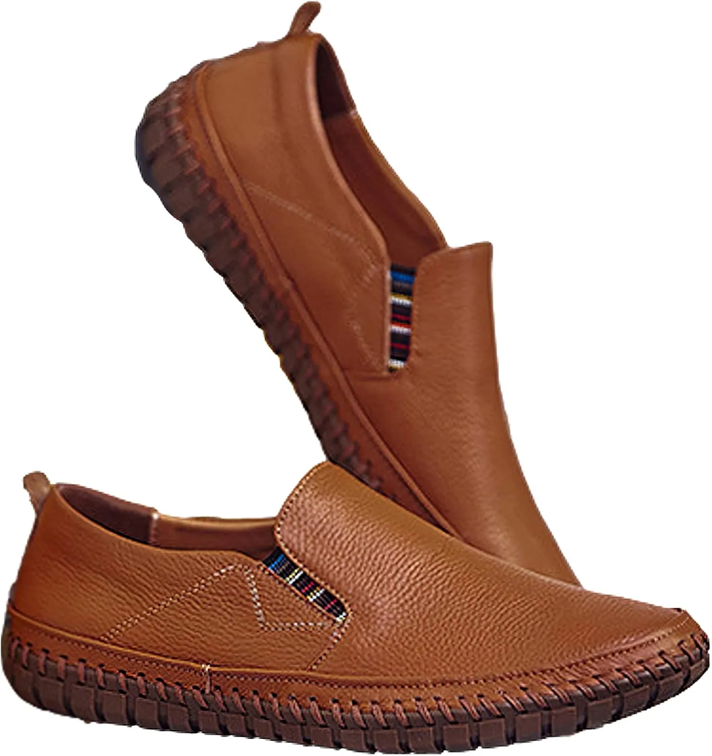 rismart Men's Slip on Shoes Loafers Casual Flat Walking Driving Sneakers
