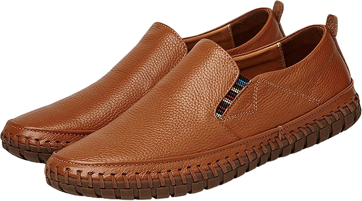 rismart Men's Slip on Shoes Loafers Casual Flat Walking Driving Sneakers