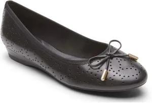 Rockport Women's Total Motion Shea Perforated Bow Ballet Flat