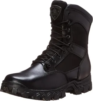 ROCKY Alpha Force Waterproof Public Service Boot, Black, Size 10.5(WI)