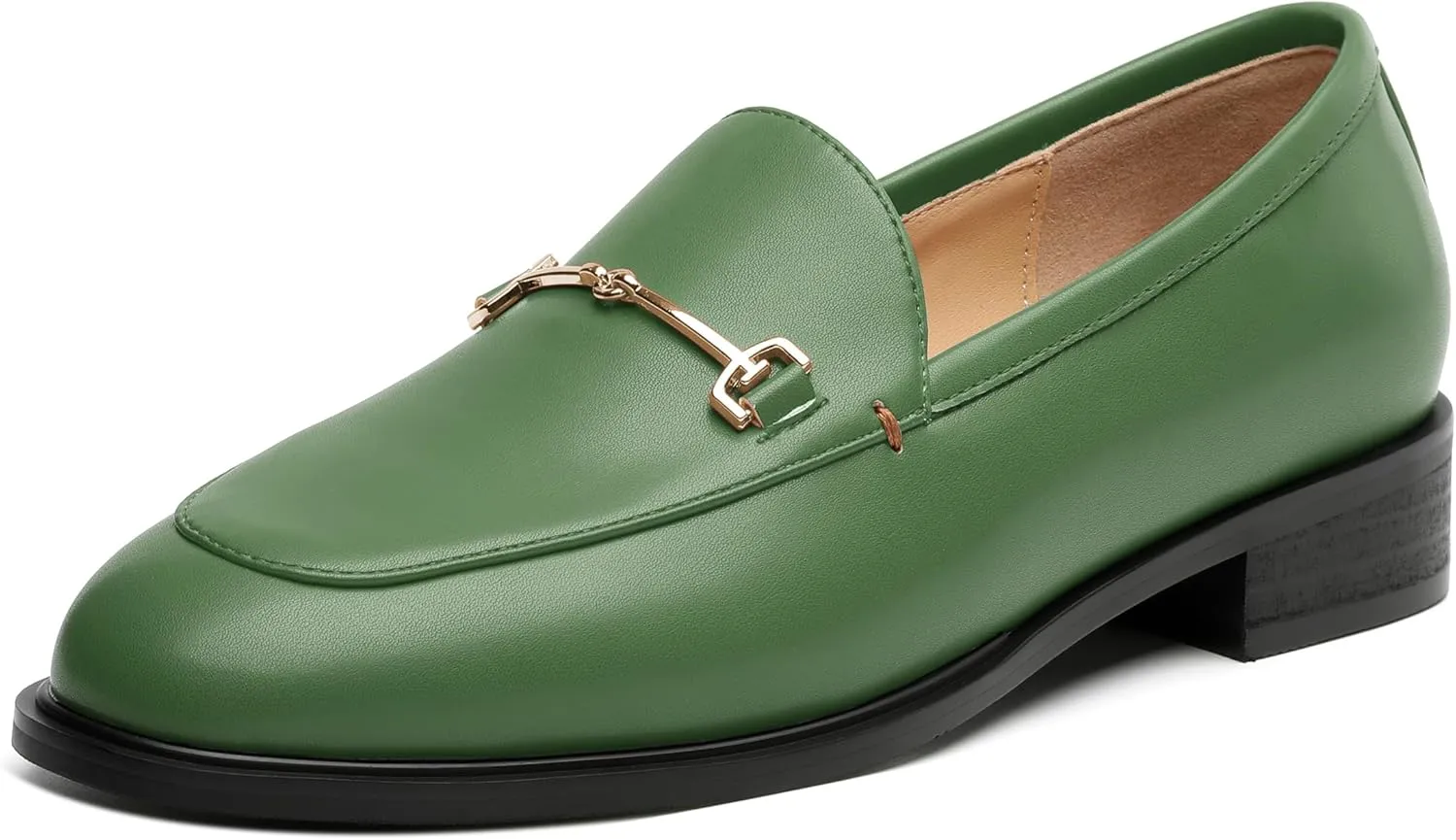 ROSERWISH Loafers for Women Flats Shoes Womens Penny Loafers Slip On Comfortable Office Work Flats Fashion Dress Shoes