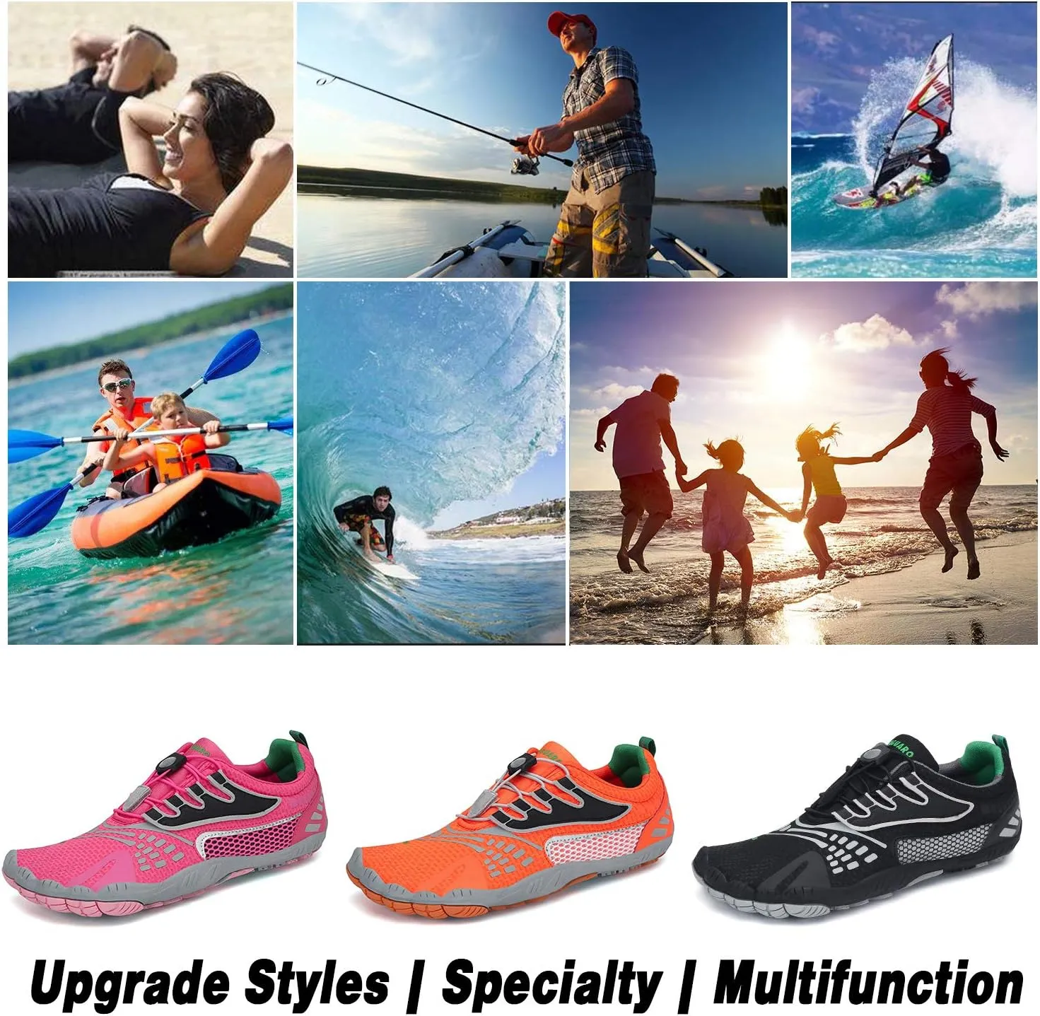 SAGUARO Womens Mens Barefoot Shoes Minimalist Trail Runner Wide Toe Box Zero Drop Outdoor Cross Training Shoe