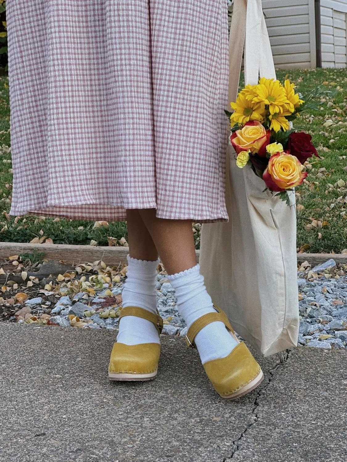 Sandgrens Handmade Swedish Wood Clogs for Women, High Heel Sandal | Victoria