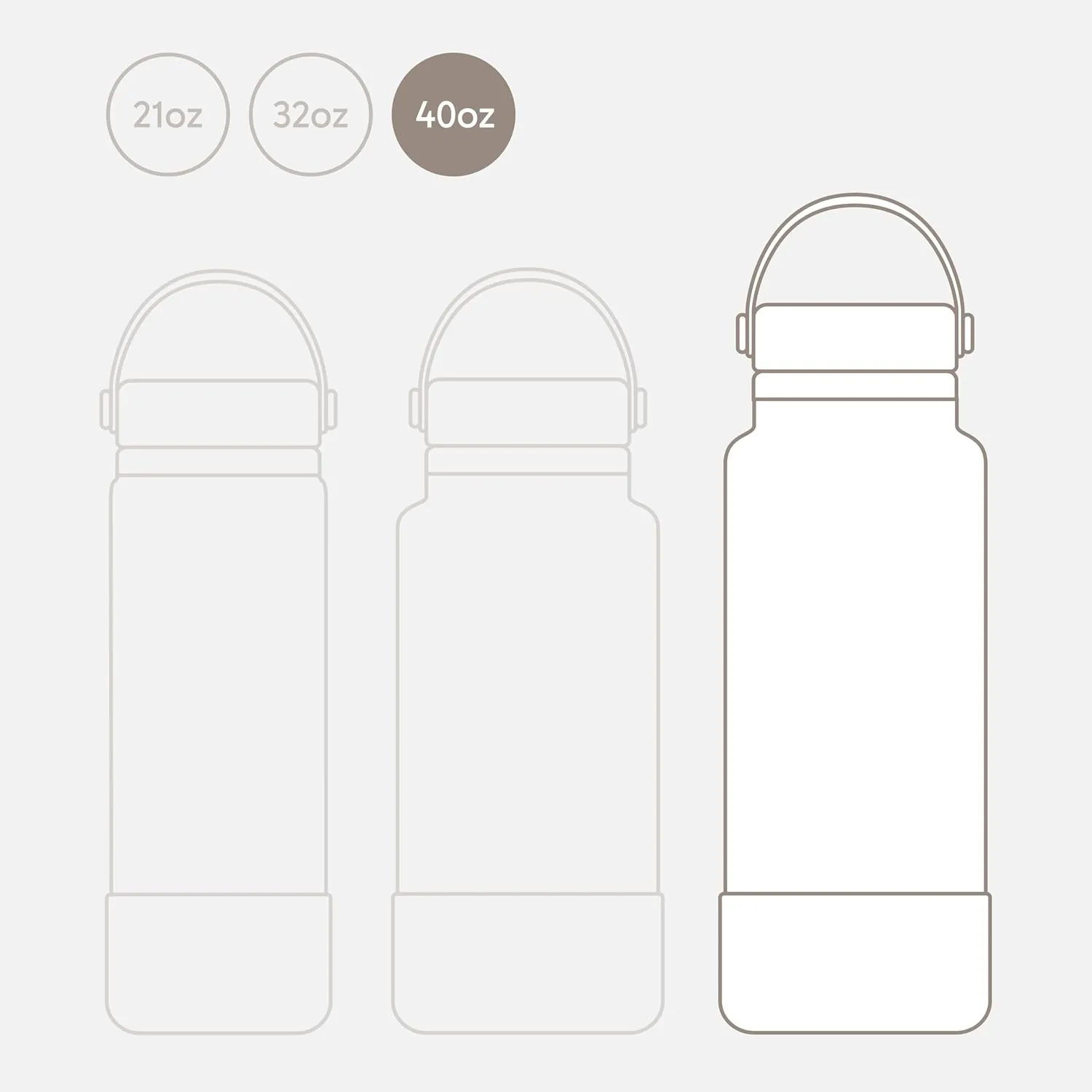 Seallama. Stainless Steel Wide Mouth Water Bottle - 2 Lids (Flex Straw Lid) and Double-Wall Vacuum Insulation - Leak Proof, BPA-Free, for Travel, Sports, School, and Car (Chalk, 40 oz)