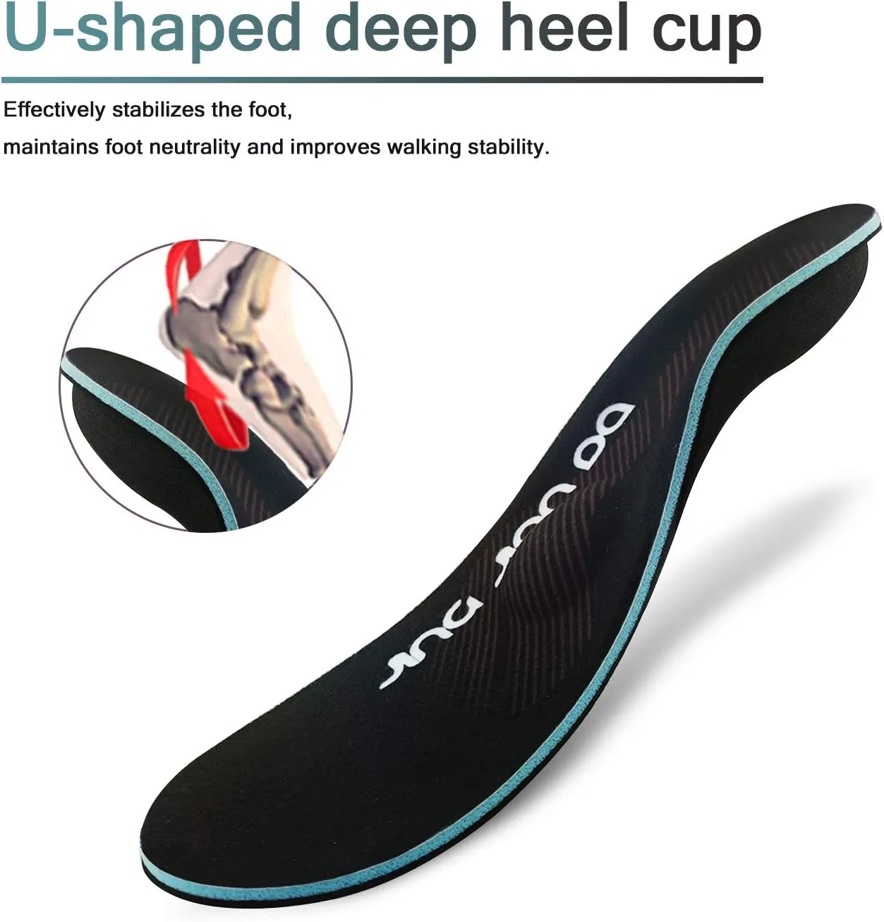 Severe Flat Feet Arch Support Insoles- Firm Arch Supports Orthotics Inserts Relieve Plantar Fasciitis, Over Pronation, Fallen Arch, Metatarsalgia, Foot Pain - Shoe Insoles for Men and Women