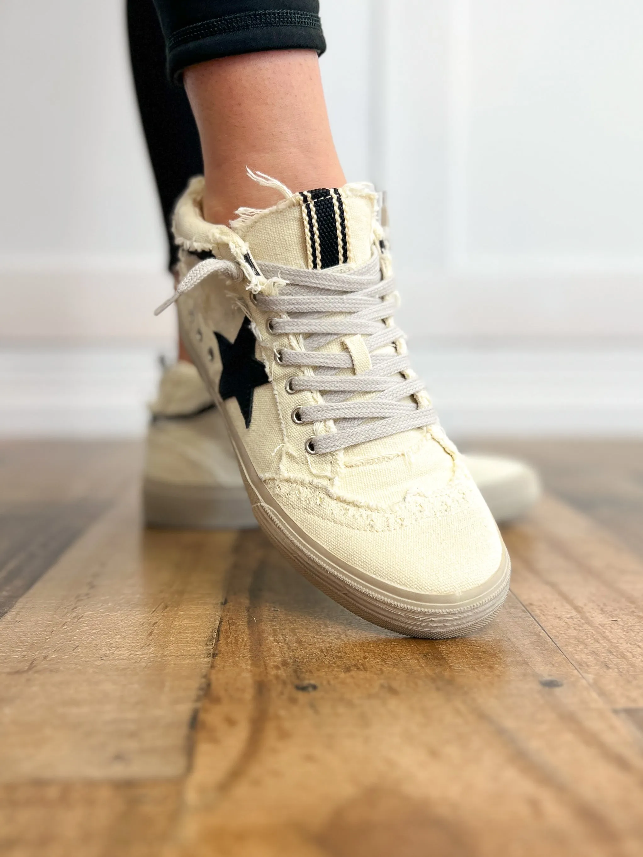Shu Shop Paulina Canvas Sneaker in Bone