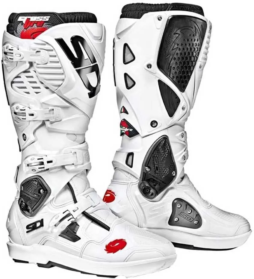 Sidi Sidi Crossfire 3 SRS Motorcycle Boot, White, Size 43
