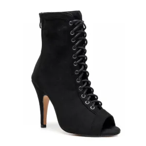 Sierralynn - Black Vegan Suede - Street Sole