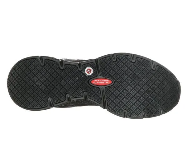 Skechers Black Arch Fit Sr Axtell Mens Work Shoes 200025