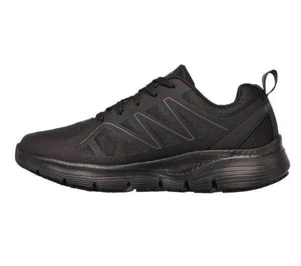 Skechers Black Arch Fit Sr Axtell Mens Work Shoes 200025