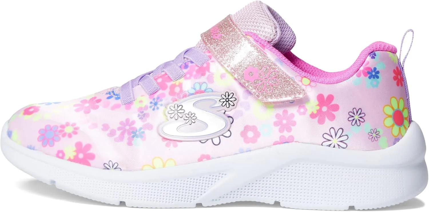 Skechers Girl's Microspec (Little Big Kid) Sneaker
