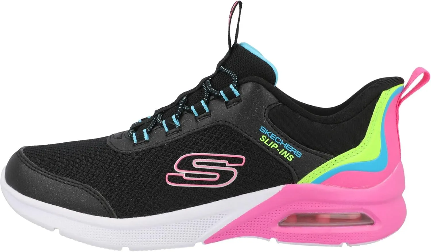 Skechers Girl's Microspec Max-Color Trifecta Sneaker
