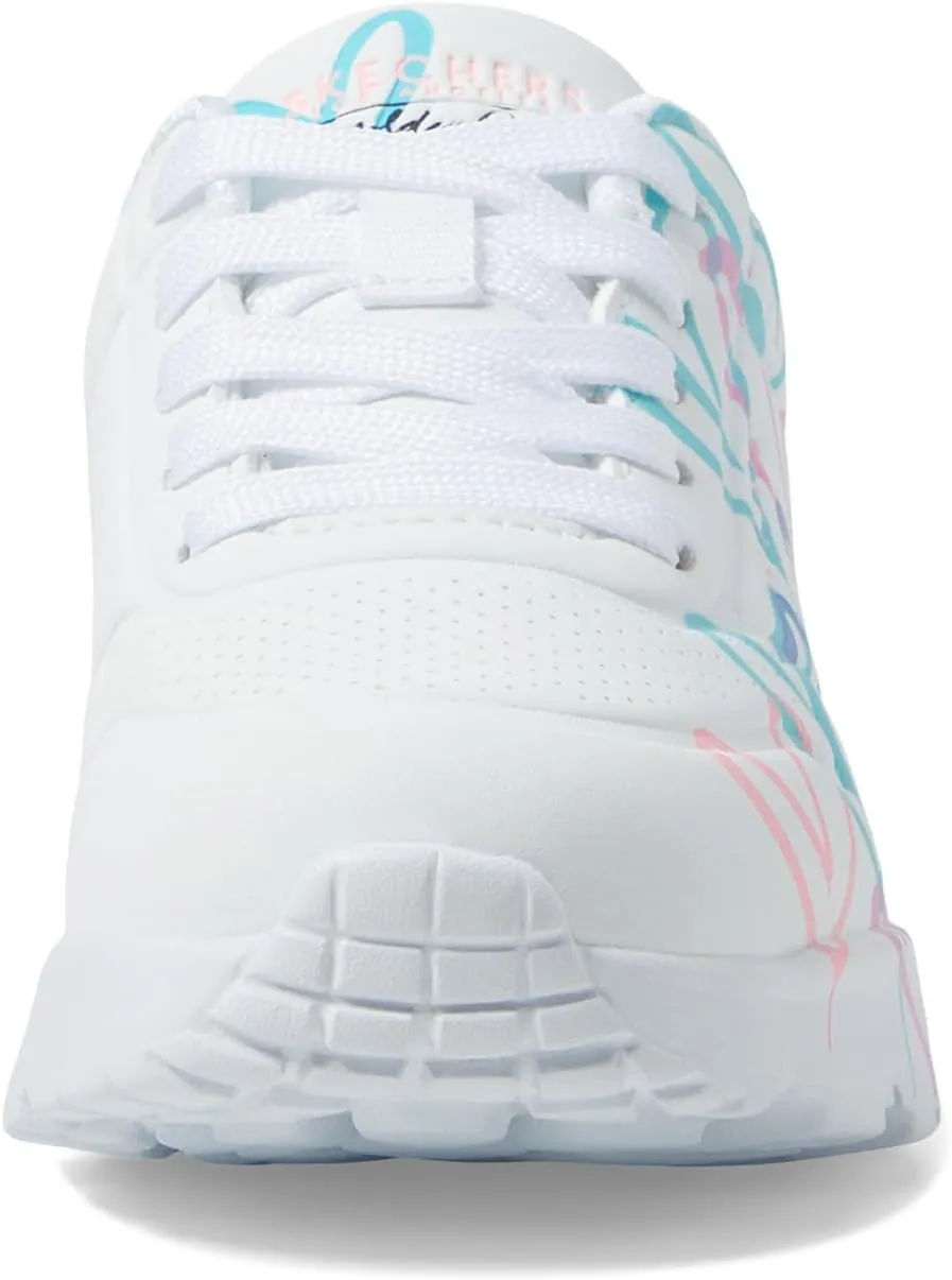 Skechers Girls' Uno Lite spread the Love