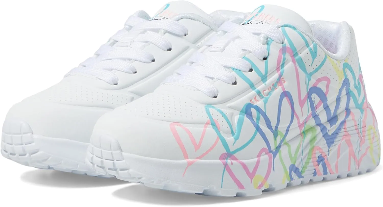 Skechers Girls' Uno Lite spread the Love
