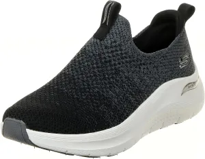 Skechers Women's Arch Fit 2.0 Slip On Sneaker Black/Charcoal 9