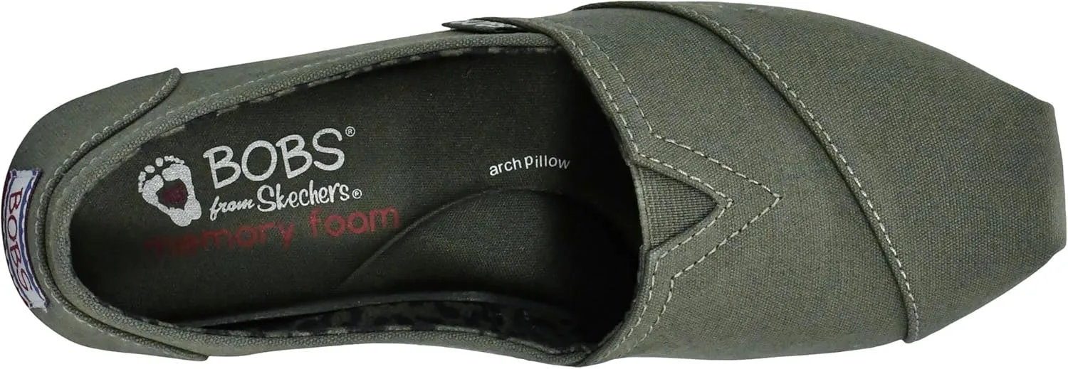 Skechers Women's Bobs Plush-Peace & Love Ballet Flat
