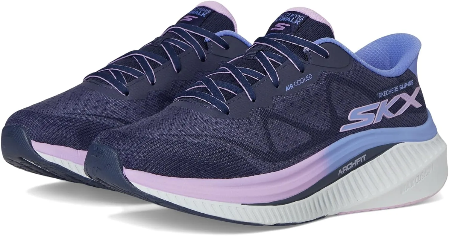 Skechers Women's Max Cushioning Arch Fit Areena Hands Free Slip-ins Sneaker