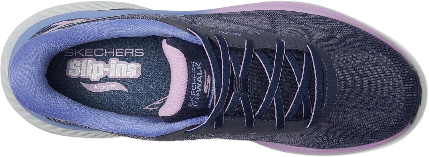 Skechers Women's Max Cushioning Arch Fit Areena Hands Free Slip-ins Sneaker