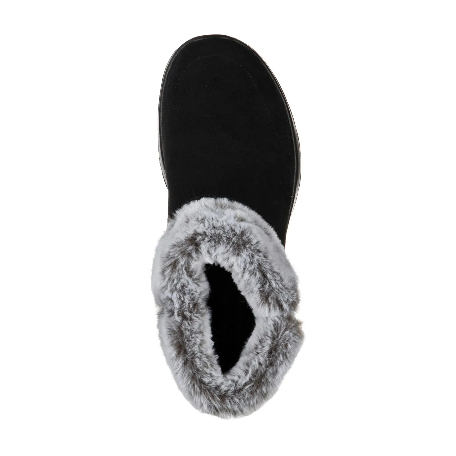 Skechers Womens On The Go Joy Savvy Wide 144003W-BKGY Black/Grey Slip On Shoe
