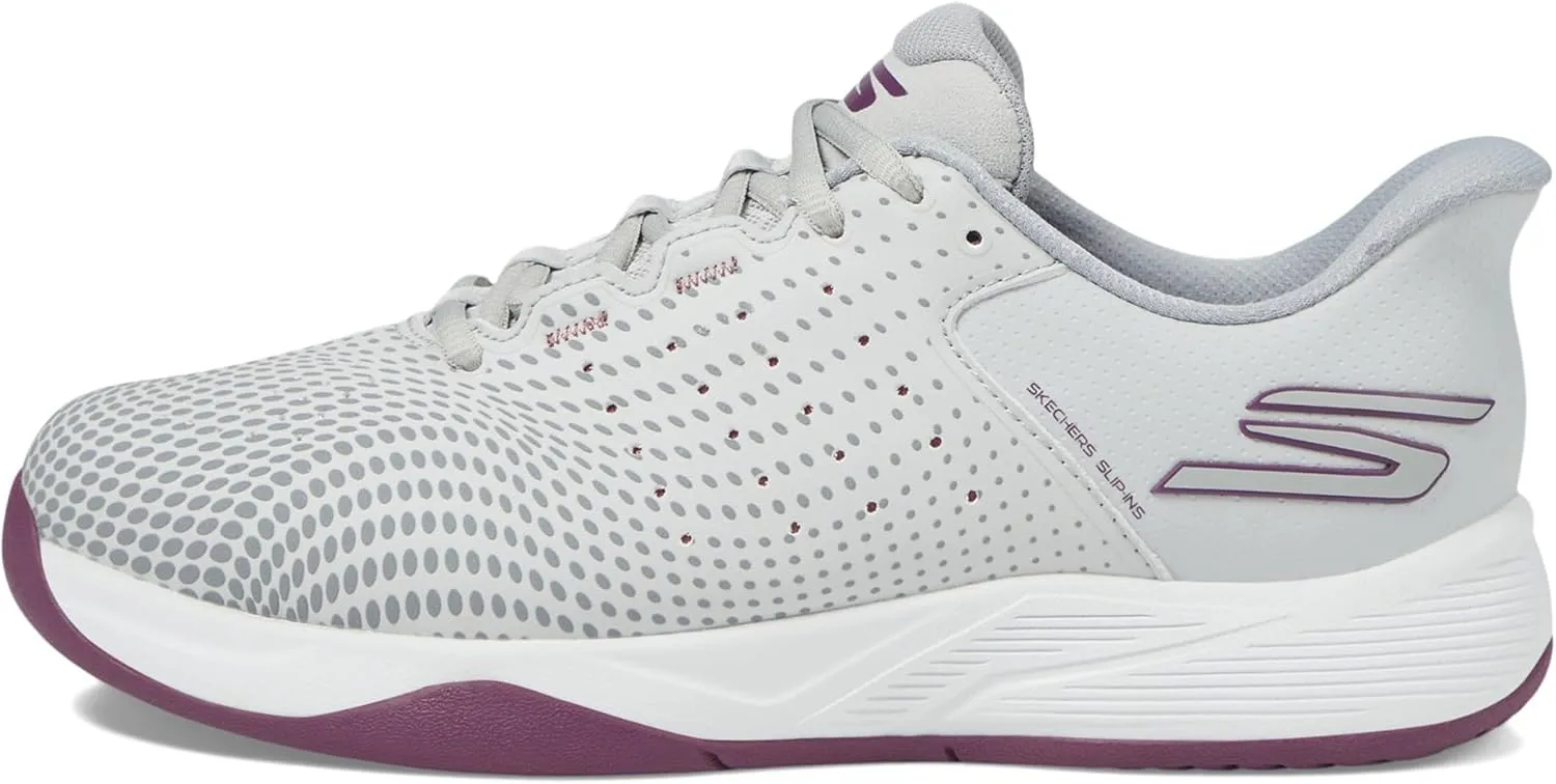 Skechers Womens Viper Court Reload Hands Free Slip-Ins Sneaker