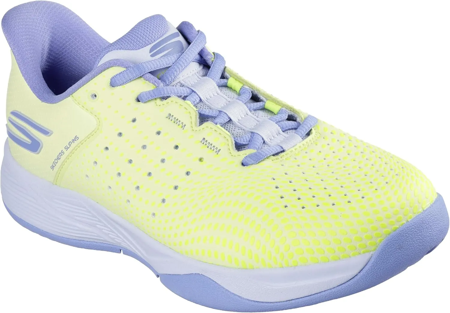 Skechers Womens Viper Court Reload Hands Free Slip-Ins Sneaker