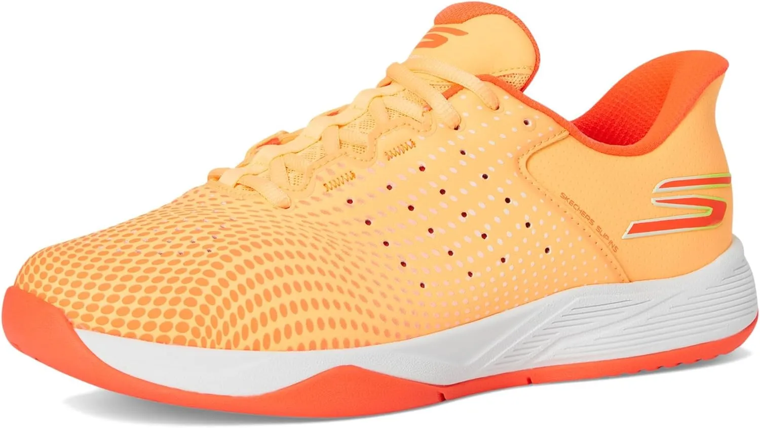 Skechers Womens Viper Court Reload Hands Free Slip-Ins Sneaker