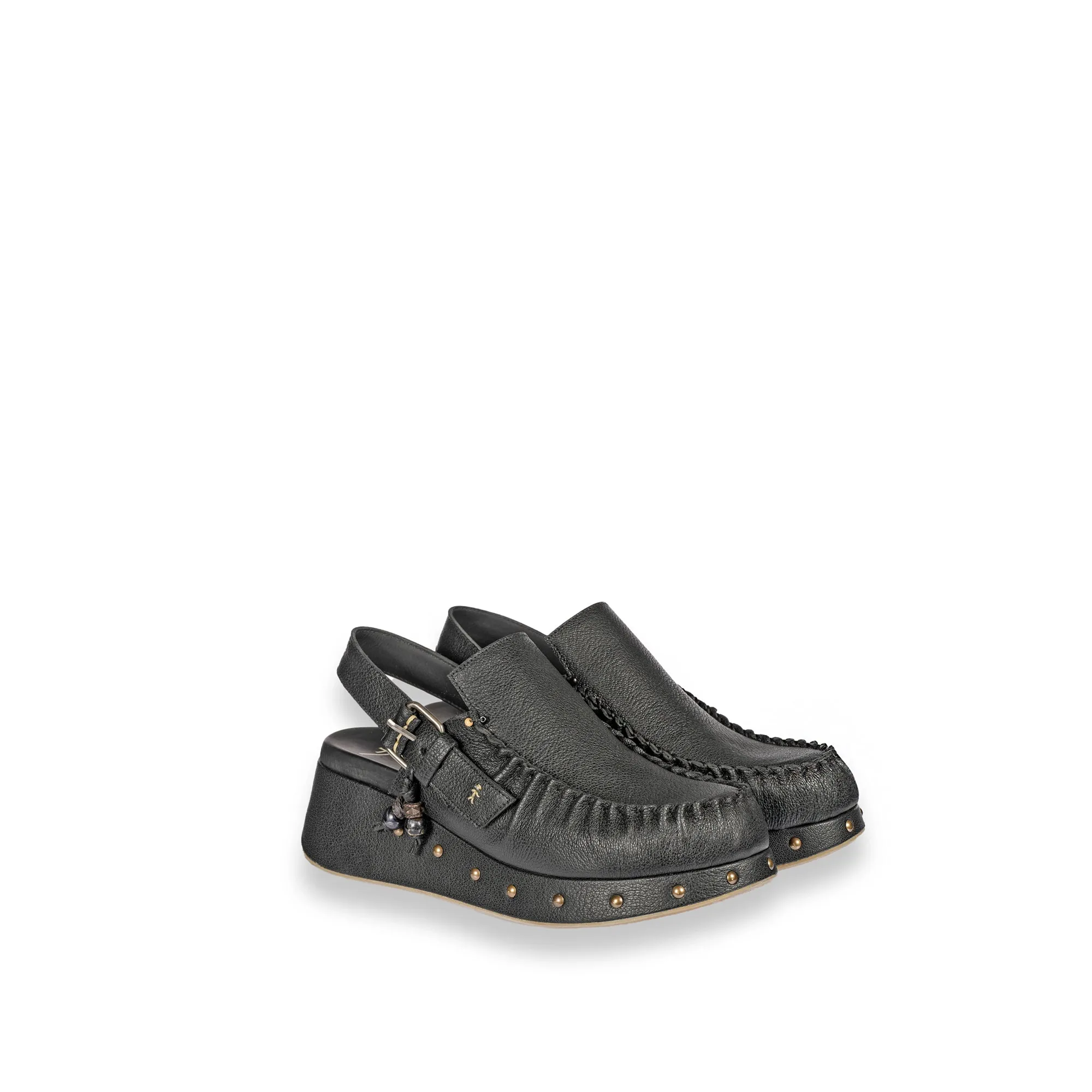 Slingback Wedge Loafer Martellato