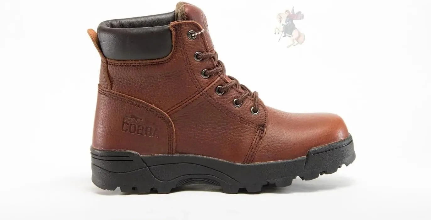 Soft Toe Work Boots for Men Cobra Boot, Men's Industrial & Construction Shoes, Comfortable, Non-slip Safety Shoes