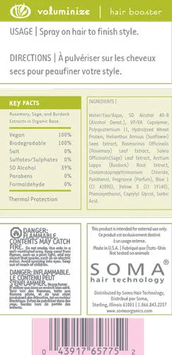 Soma Voluminize Thermal Spray - 8oz