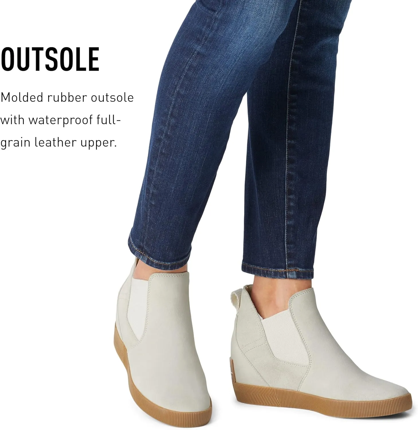 SOREL Women's Out N About Slip-On Wedge Boot