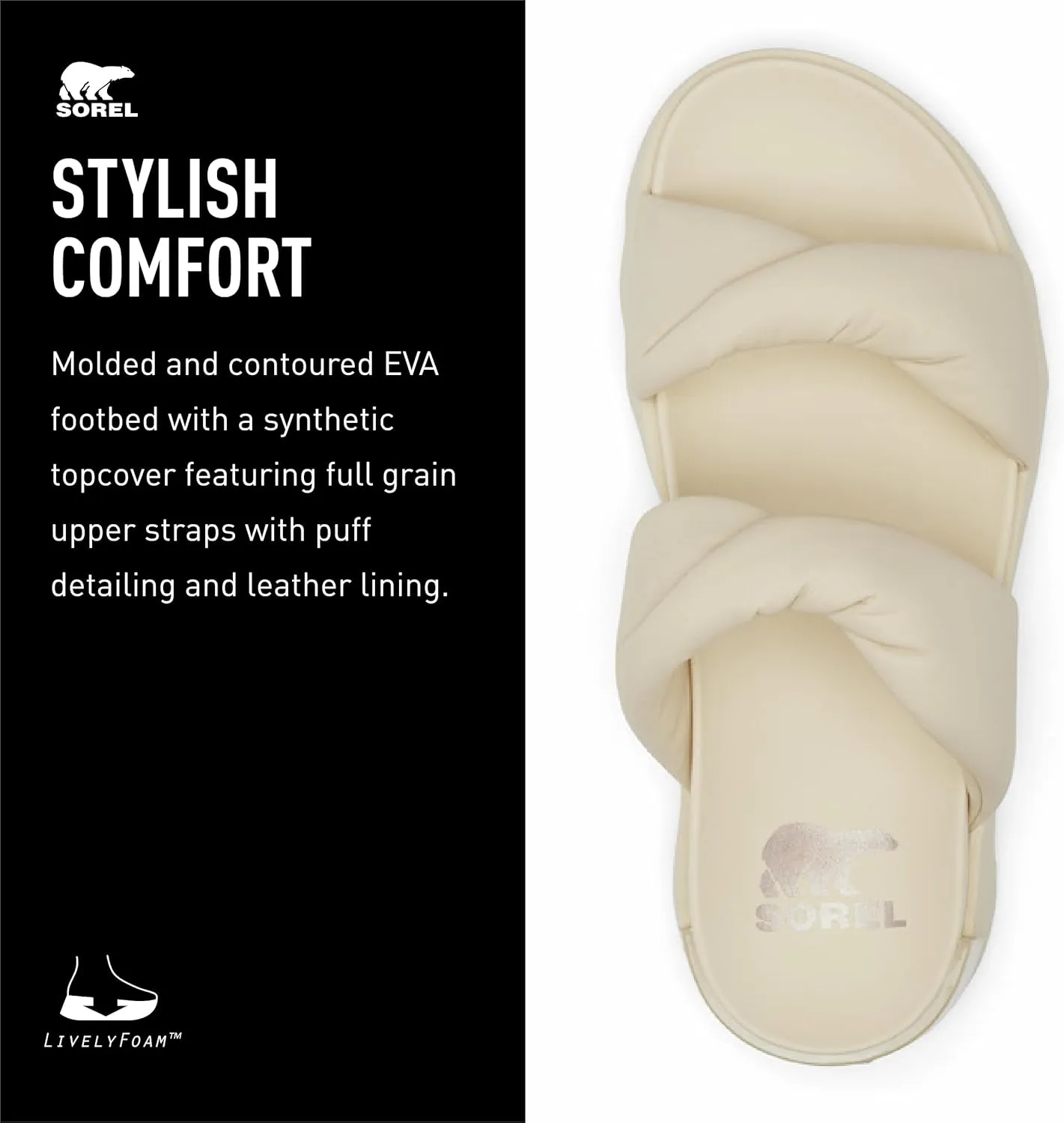 Sorel Women's Viibe Twist Slide Sandals