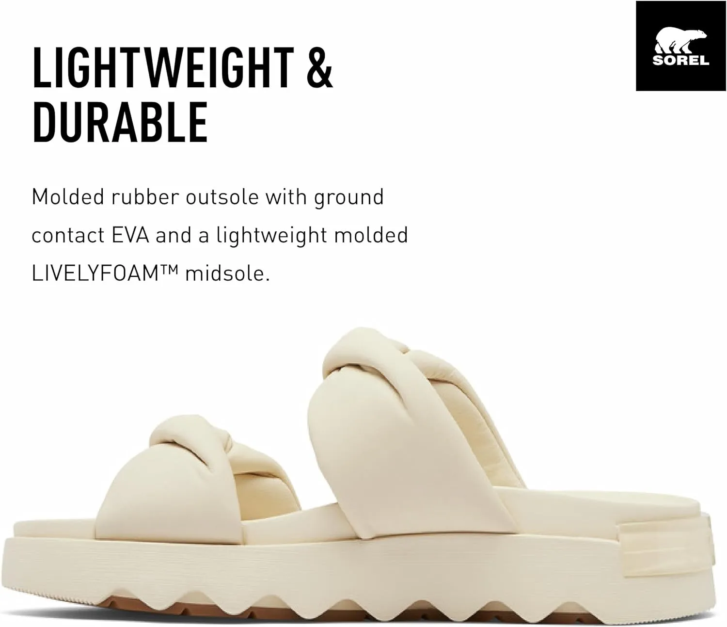 Sorel Women's Viibe Twist Slide Sandals