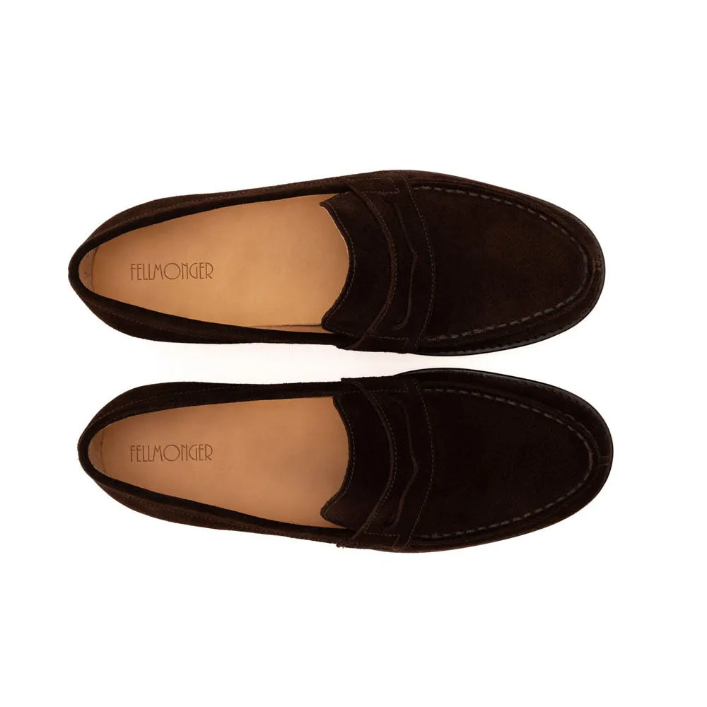 Split Toe Penny Loafer With Hand-Stitched Apron