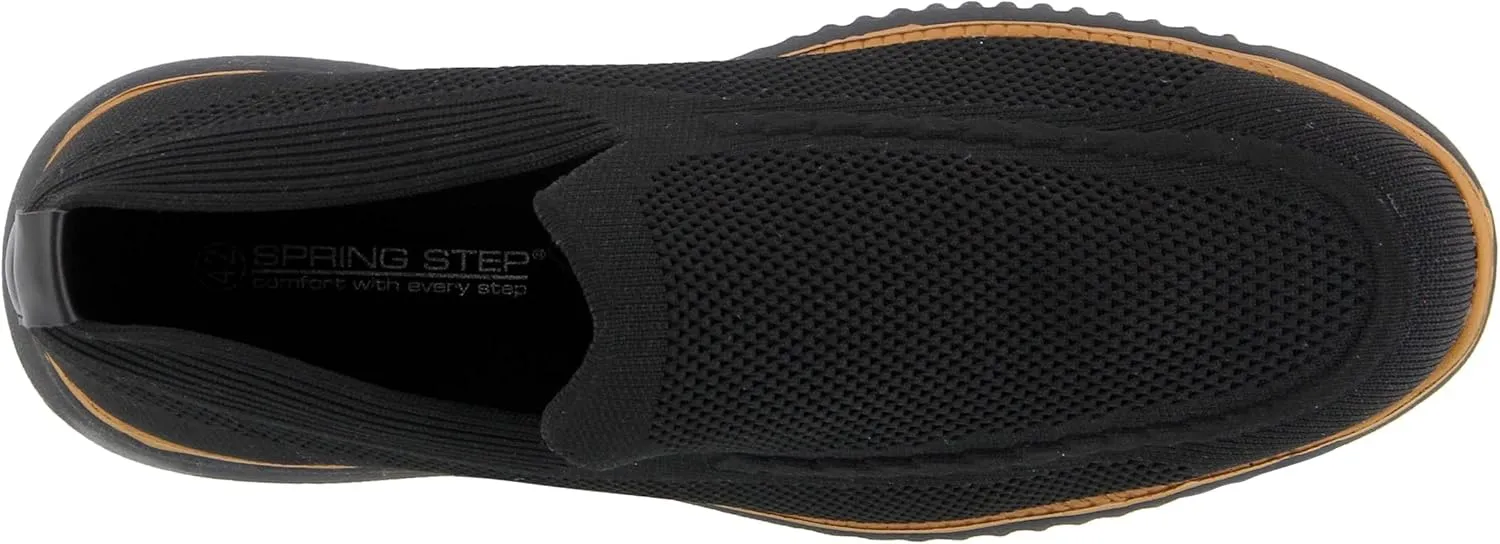 Spring Step Anders Mens Slip-On Shoes - Comfortable Loafer Shoes with Full Length Insole - Lightweight Casual Loafers for Men