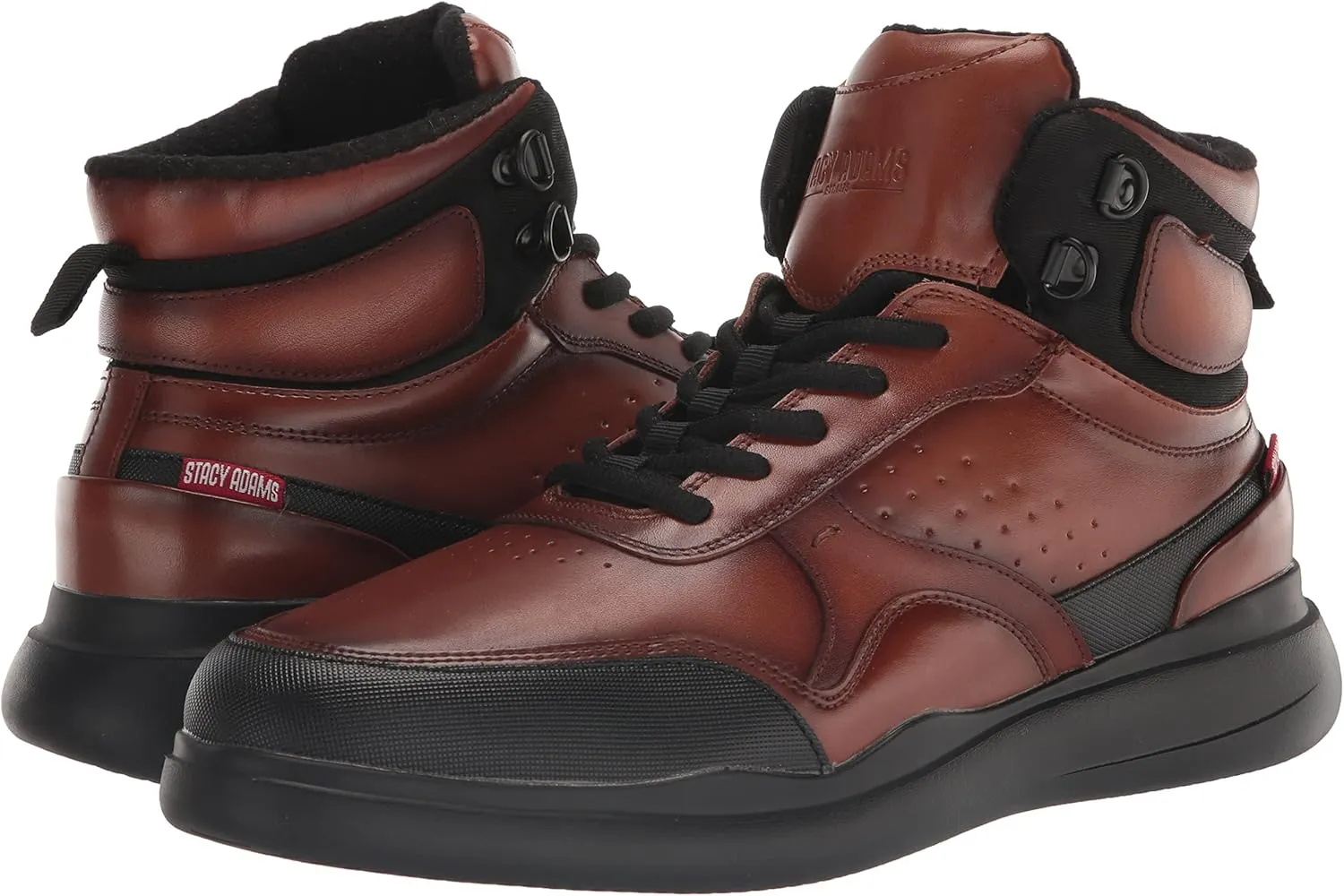 STACY ADAMS Men's Mayson Mid Lace Up Sneaker Fashion Boot