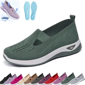 Stanceflex Shoes for Women, Orthowalkway Womens Shoes, Orthopedic Breathable Soft Sole Footwear Wide Width Slip on Shoes