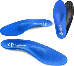Strong High Arch Support Metatarsal Pad Orthotics for Morton's Neuroma,Ball of Foot Pain, Metatarsalgia Plantar Fasciitis Inserts with Poron Heel Cushion