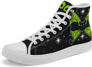 Stylish High-Top Canvas Sneakers for Men Women Festive Present Comfort Breathable Streetwear Flat Walking Shoes