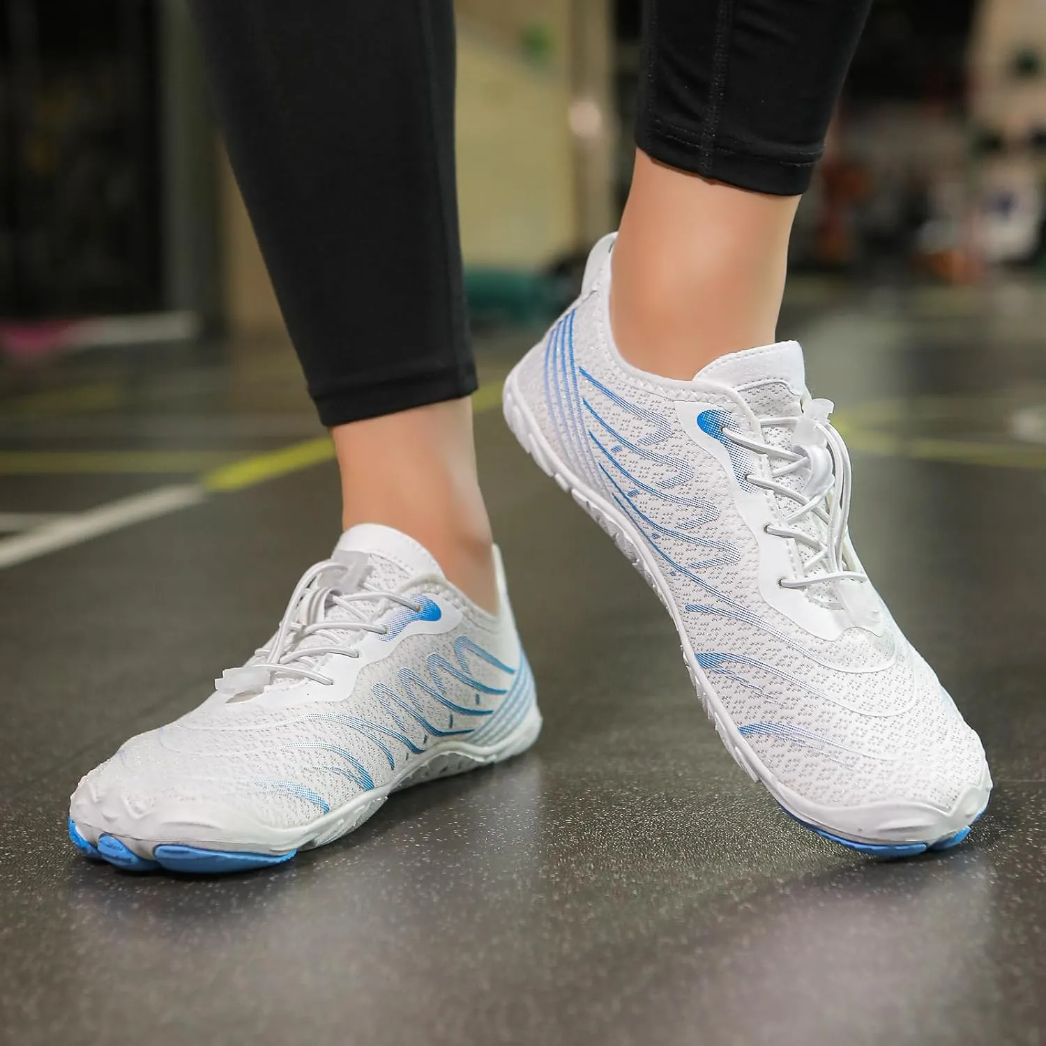 Summer Barefoot Shoes Women Comfortable Grounding Shoes with Copper Barefoot Shoe Quick Dry Breathable Non-Slip Athletic Footwear Soft Athletic Hiking Water Sports Sneaker