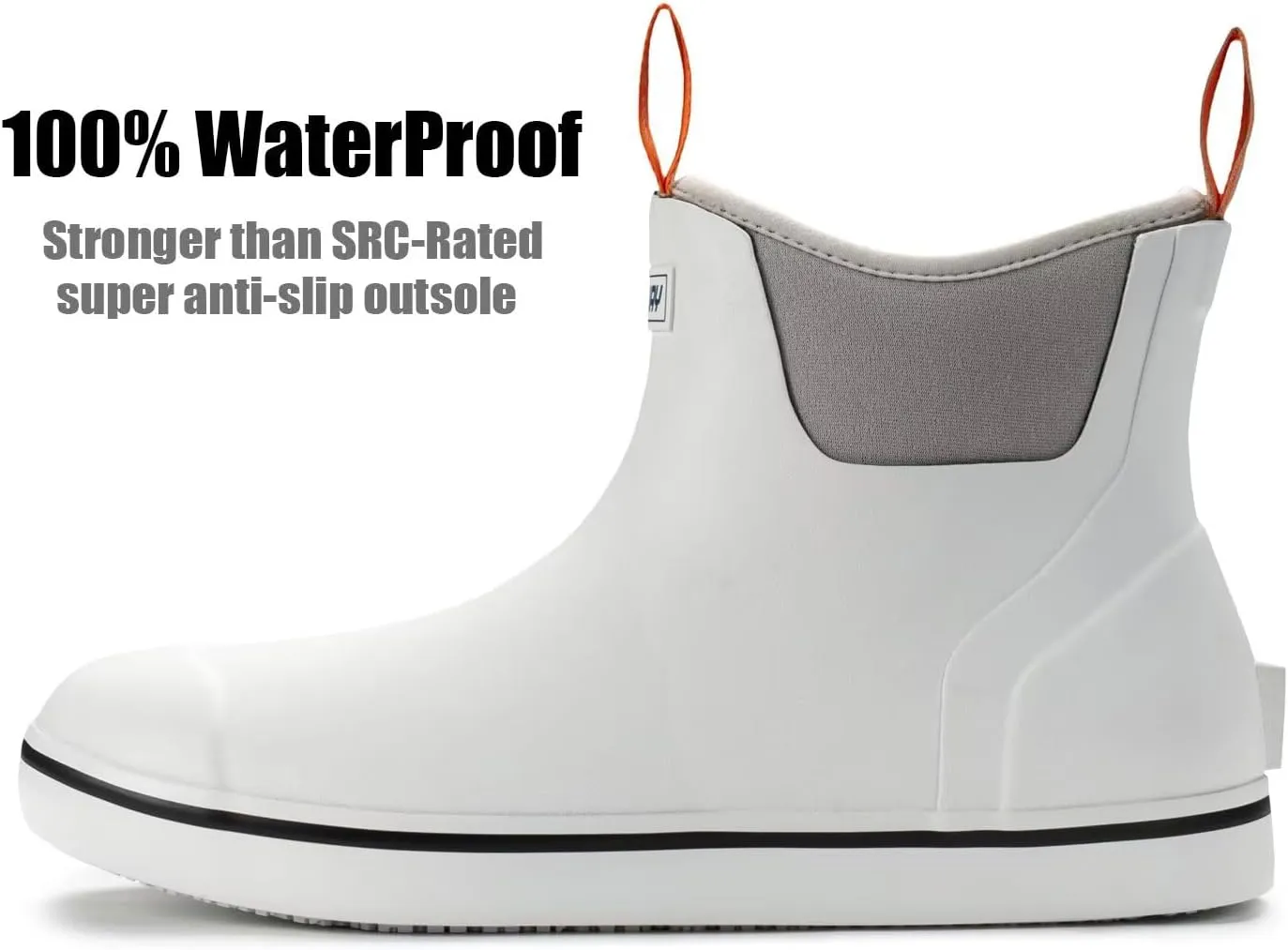 SUREWAY Women's Deck Boots Professional Non-Slip Fishing & Ankle Deck Boot Waterproof Rain Boots