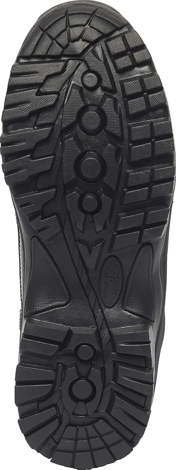 TACTICAL RESEARCH TR Men's Class-A TR908Z WP 8" Black High-Shine Leather Waterproof and BBP-Proof Side-Zip Dress Uniform Tactical Boot for Patrol or Parade